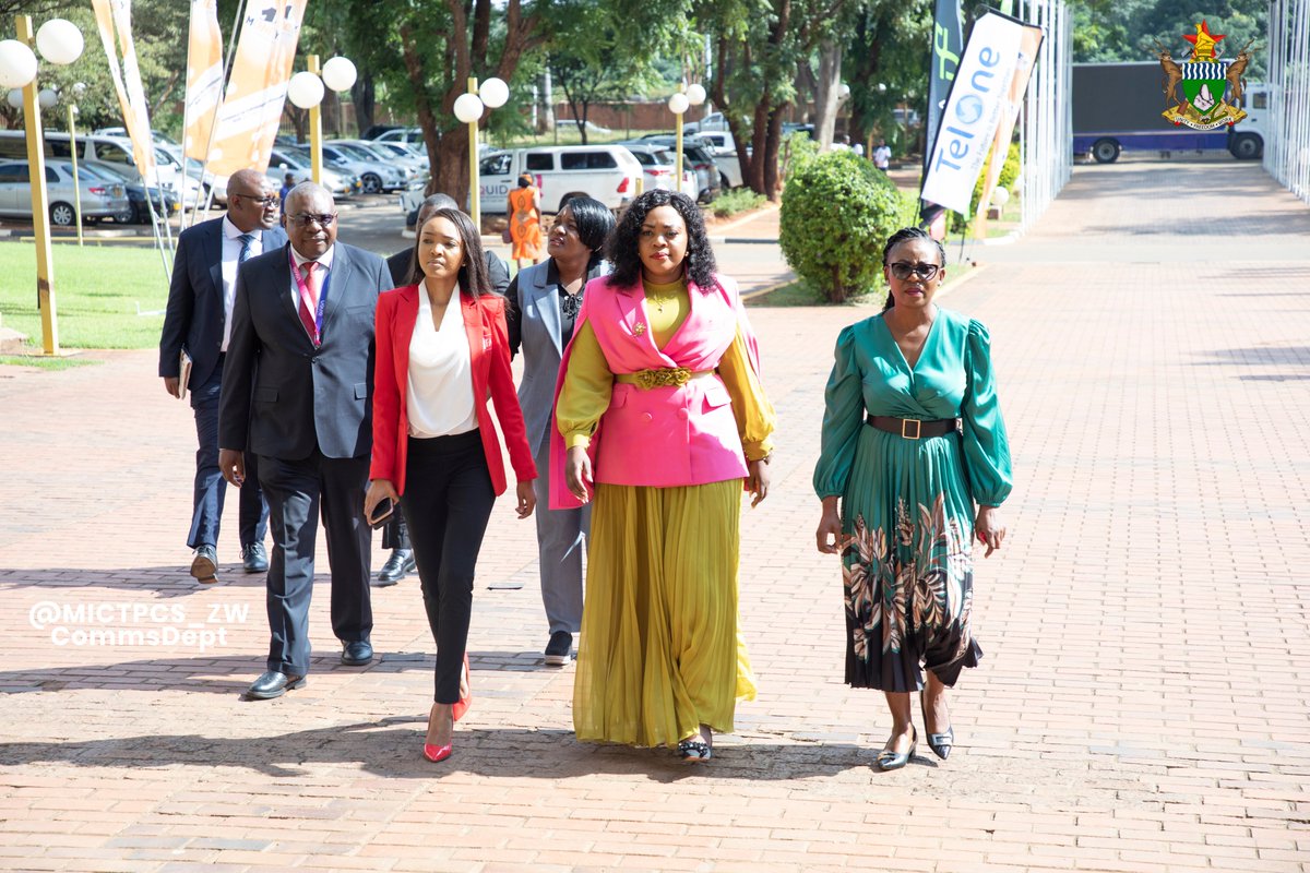 MICTPCS_ZW's tweet photo. Scenes at the inaugural Zimbabwe Annual Telecommunications Conference where the honorable Minister of ICT @TateMavetera is in attendance. https://t.co/QWbl828Lc1