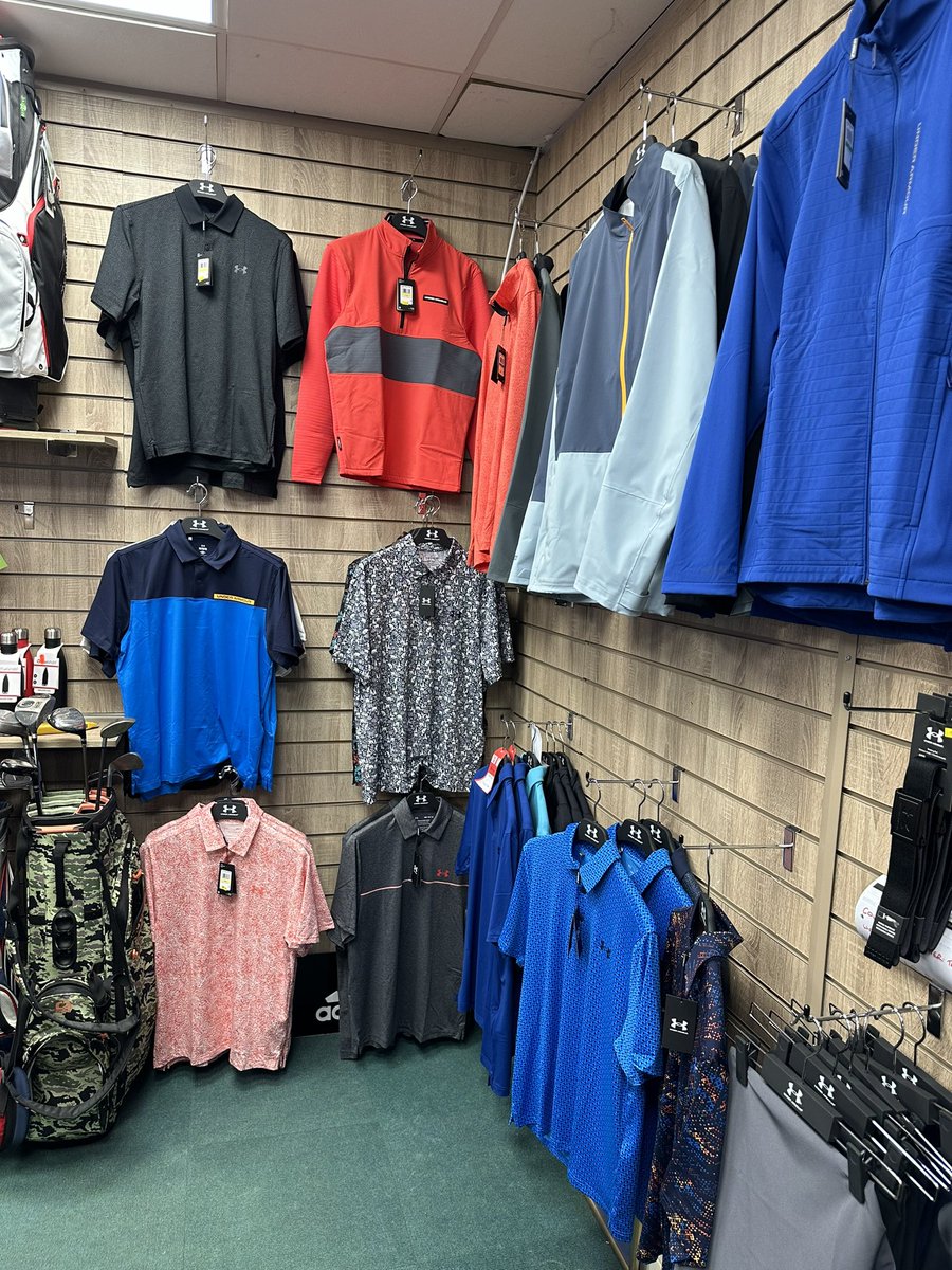 houghwoodbirdma's tweet photo. Underarmour spring summer stock now in @houghwoodgolf @houghwoodbirdma @UnderArmour just need the summer to start @HTECraig https://t.co/JJPwWP6KR2