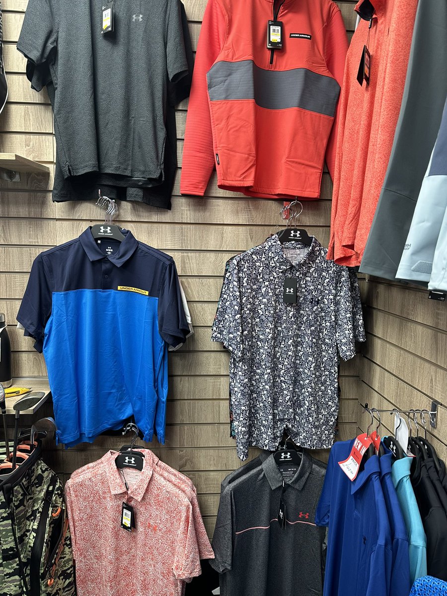 houghwoodbirdma's tweet photo. Underarmour spring summer stock now in @houghwoodgolf @houghwoodbirdma @UnderArmour just need the summer to start @HTECraig https://t.co/JJPwWP6KR2