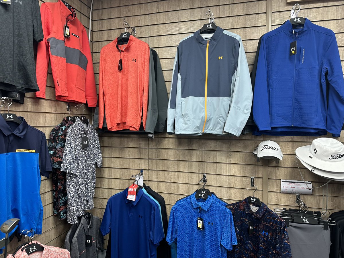 houghwoodbirdma's tweet photo. Underarmour spring summer stock now in @houghwoodgolf @houghwoodbirdma @UnderArmour just need the summer to start @HTECraig https://t.co/JJPwWP6KR2
