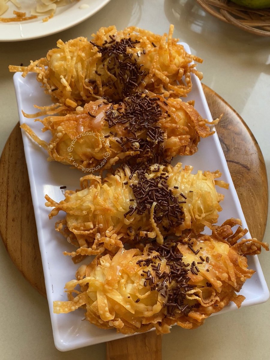 yearendsale_'s tweet image. ✨Pisang Goreng Rambutan✨

yg udah bosen pisang digoreng pake tepung doang, bisa cobain ini 😋👌🏼

🛒teflon under 100k  shope.ee/7pVipwNgl0