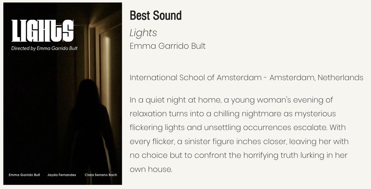 IntlSchAmst's tweet image. ISA students participated in the Global IB Film Festival.

Eight students received nominations and awards such as Best Film, Best Cinematography and Best Sound! Congratulations to our IB Film students!

#CommunityAtTheHeart #ISAstories #DevelopingCommunities