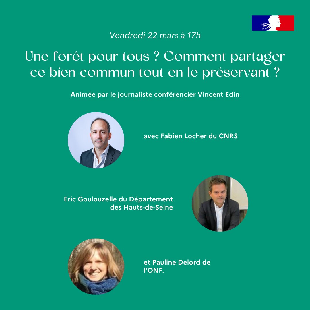 ONF_Officiel's tweet photo. #JIF2024 🌳 - Rendez-vous à l'@AcademieClimat
vendredi 22 mars à 17h pour la conférence-débat :    

"Une forêt pour tous ? Comment partager ce bien commun tout en le préservant ?"    

Inscription gratuite et obligatoire 👉 https://t.co/Ys7Zx3hkWl https://t.co/y28GUBzPts