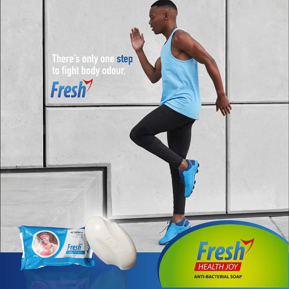 If you live an active lifestyle, play sports, go to the gym, then Fresh Health Joy Activ Care Anti-bacterial soap is the right soap for you. Specially designed to fight body odour causing bacteria, #FHJActivCare keeps you fresh and clean. It's your shield for life. #fresh