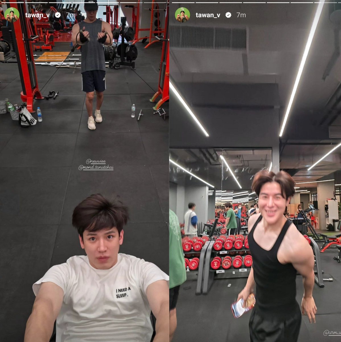 TayTawanMyanmar's tweet image. To his BF         Vs.      To his best friend 

Not Bad, bro😏🫵

#Tawan_V #Newwiee #ArmWC