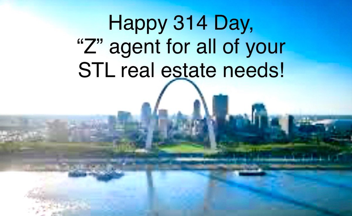 ToniZagent's tweet photo. Happy 314 Day! Call me, Toni "Z" (314) 440-2355, for all of your STL real estate needs! #314Day #STLMade #homegrown #314realestate #lovethelou  #stleats #myhomemyheart #alltheSTLthings #tonizagent #tonizagentstl https://t.co/SCtuxuIh3s