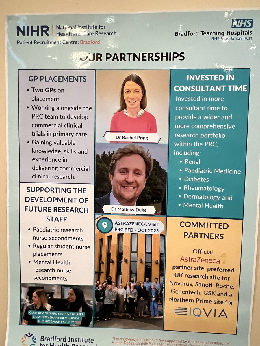 SaralayaD's tweet image. Showcasing the successes of  @PRCBradford at the PRC away day @PRCBlackpool We have come a long was since our inception 4 years ago @CityOfResearch @BTHFT @NIHRCRN_yorks @NIHR_Industry