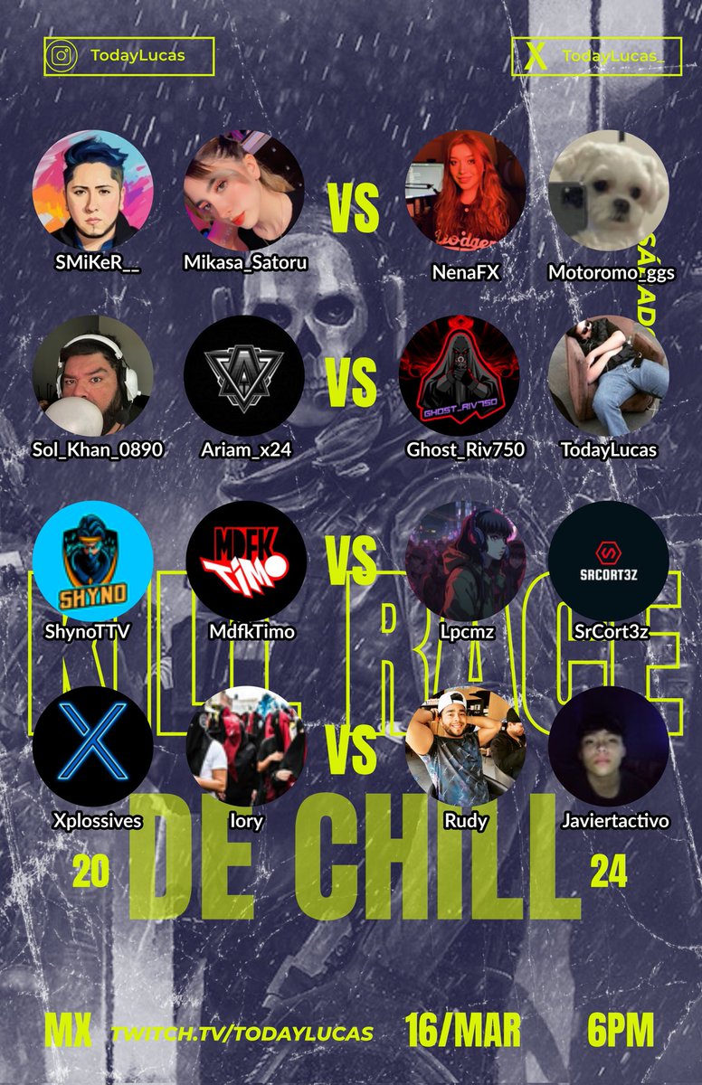 todaylucas_'s tweet photo. Banda! Les traigo el bracket, así como los enfrentamientos del día sábado a las 6pm. Kill race en resurgimiento, apoyen a su favorito en su canal #warzone #cod #killrace https://t.co/9lkfZsfKeb