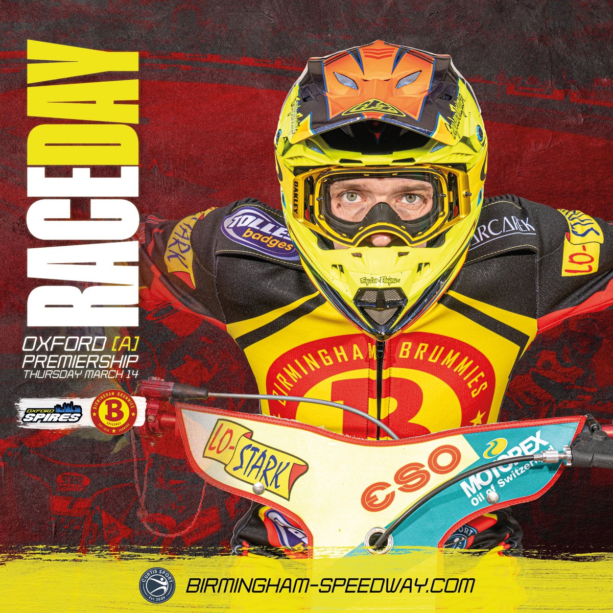 Bring the action 👊

𝗥𝗔𝗖𝗘𝗗𝗔𝗬 #️⃣1️⃣ - and it’s our first top-flight fixture in almost a decade 🤯

#OXFBIR 🏁 | <a href="/SpeedwayGB/">Official British Speedway</a>