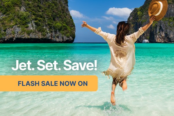 Flash Sale alert 📢 Unlock savings on Spring travel today! 🛫 Pick up an exceptional fare in our flash sale, available till midnight Monday and you could be jetting off on your spring travels to LA, New York, Miami, London, Paris or Bangkok, at ticket prices that will leave your…