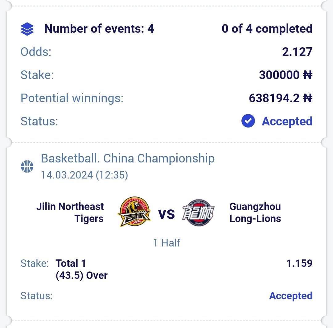 Olimpiatips's tweet photo. 98% sure Odds

FG9AA - 2 Odds

Don't have a Paripesa Account?
Register using this link
Use the Promo code: LOVEB3RD

https://t.co/ULkAngGfEe https://t.co/L52zXO0uOK