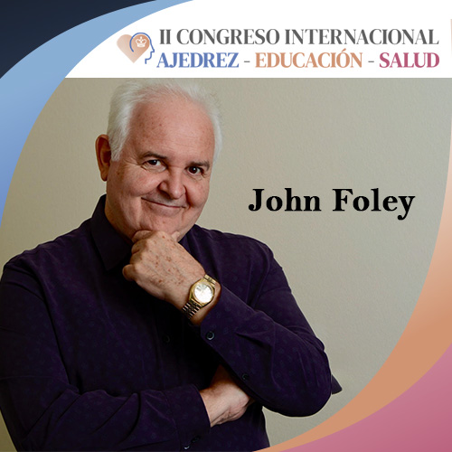 ¡Conoce a nuestros ponentes! 📷📷 
18.John Foley
Director de ChessPlus L, consultor educativo en ajedrez, concejal en la Comisión de Educación de la UE de Ajedrez y presidente Kingston Chess Club. Campeón juvenil de ajedrez en Londres.
¿Cuál de nuestros ponentes quieres escuchar?