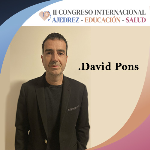 ¡Conoce a nuestros ponentes! 📷📷 
19.David Pons 
Licenciado en Historia en la Universitat de Barcelona (UB)
Mestre Fide (MF), Fide Trainer, entrenador de ajedrez y con experiencia en el mundo del ajedrez educativo.
¿Cuál de nuestros ponentes quieres escuchar?