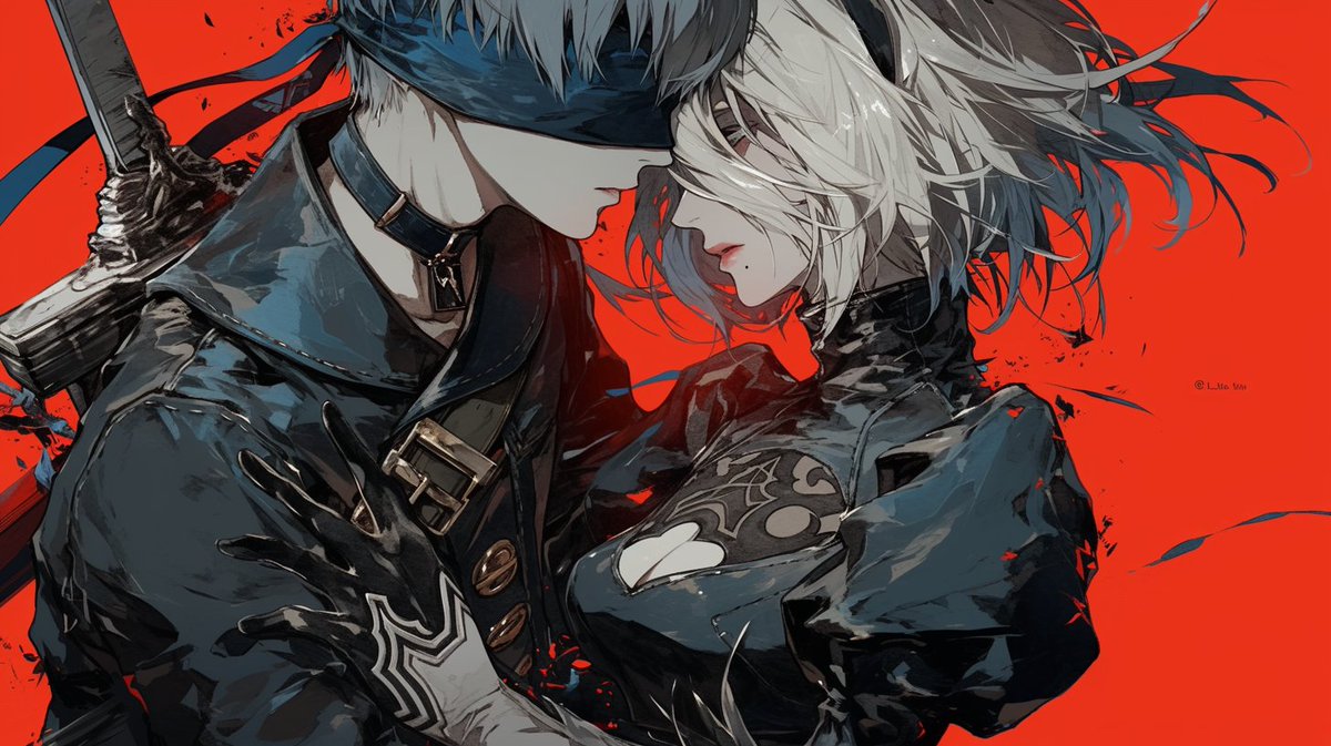 sung_ha_dd's tweet photo. RT @HoDaRaKe: NieR:Automata 9S and 2B https://t.co/UM1eWCRxgB