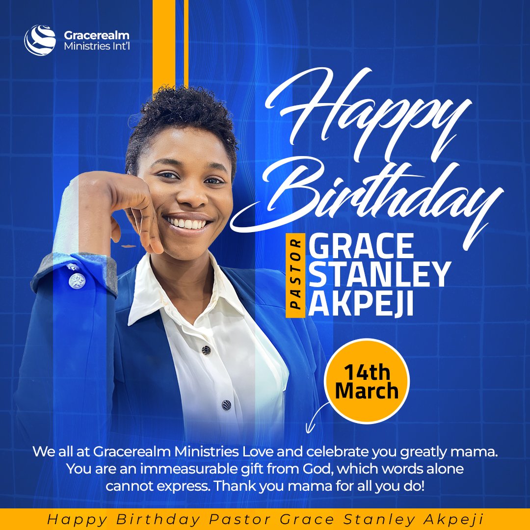Gracerealm_1's tweet photo. Happy Birthday to you Mama Grace. Thank you for being a pillar of strength and a friend to us all. Your unwavering support, dedication, and love for us is truly inspiring. May your special day be filled with joy, blessings, and all the happiness you deserve.

#CelebratingAnIcon https://t.co/Xf27sxuLCb