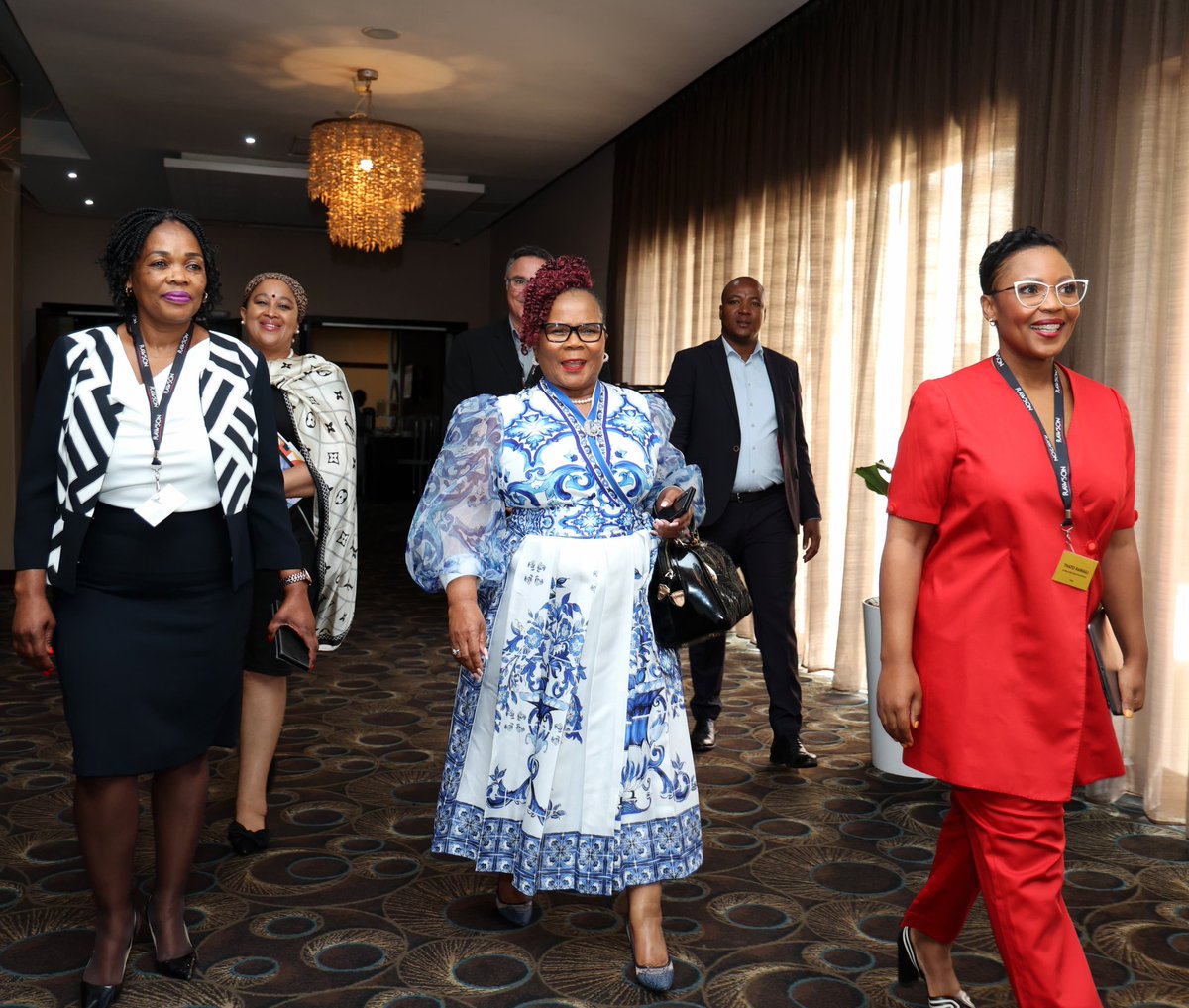 The_DHS's tweet photo. [IN PICTURES]  Deputy Minister Pam Tshwete, joined by @PPRA (Property Practitioners Regulatory Authority) CEO Thato Ramaili  to honour new Rawson franchise owners at a Breakfast Launch  taking place at Premier Hotel OR Tambo, Kempton Park - Gauteng.

#AcceleratedTransformation https://t.co/Ef74qrP61H