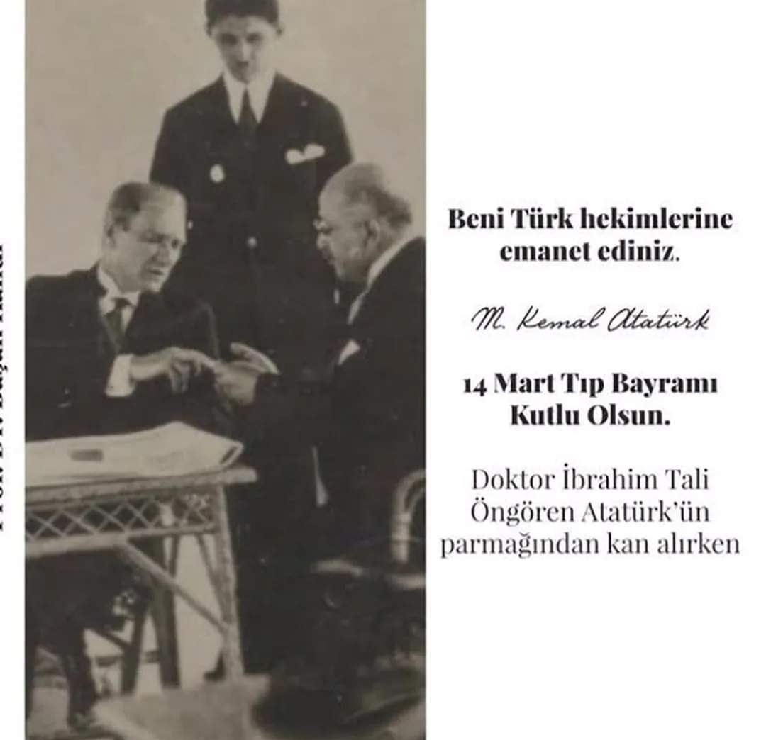 İnsanı yaşatan,ağrılarını gideren, ve dindiren,en kederli ve en neşeli anlarına tanıklık eden, bazen en yakın akrabalarının yapamadığını yapan bazen de küçük bir dokunuşla her şeyi yoluna koyan canım arkadaşlarımın ve bana şifa katan doktorlarımın 14 Mart Tıp Bayramını kutlarım.