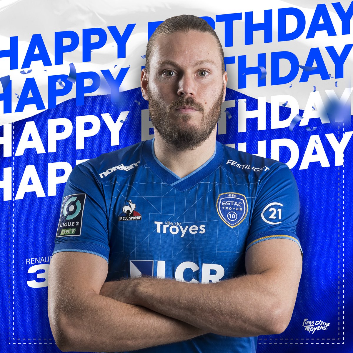 3️⃣1️⃣🎂

🥳 Joyeux Anniversaire à notre attaquant, <a href="/Rips_20/">Renaud Ripart</a> ! 🎉

#TeamESTAC 🔵⚪️