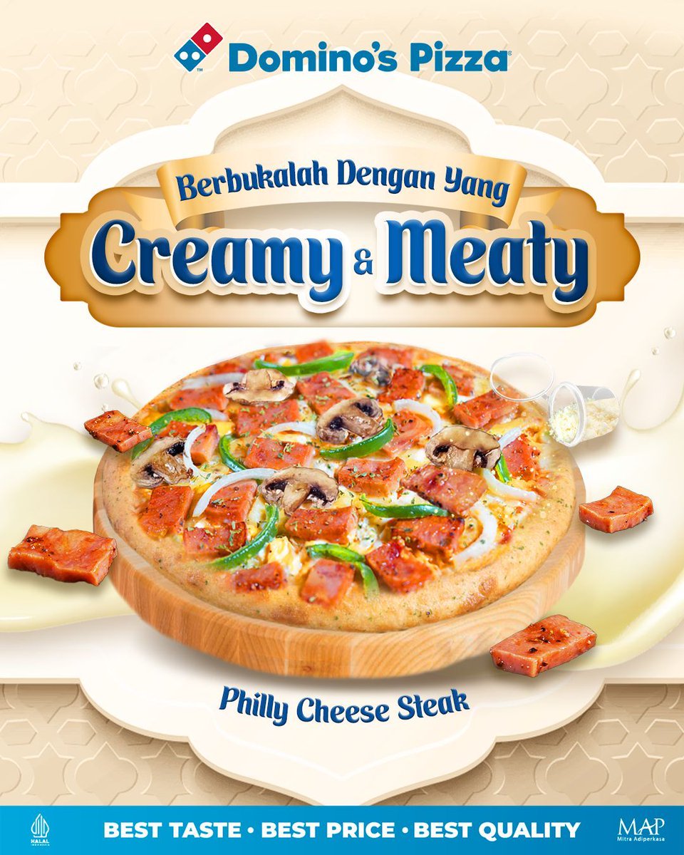 Berbukalah Dengan yang Creamy amp Cheesy PHILLY CHEESESTEAK Perpaduan daging gurih, aneka saus keju taburan Parmes...