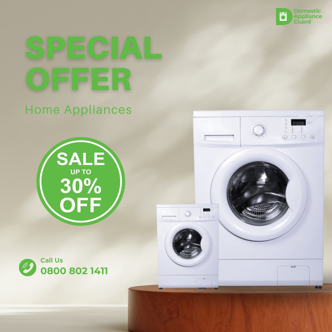 🔌 Don't let appliance breakdowns ruin your day! 💪 Get up to 30% off on Appliance Breakdown Cover. Protect your appliances and enjoy peace of mind. Visit  zurl.co/H7xe or call 0800 802 1411 now!  #ApplianceBreakdownCover #ProtectYourAppliances