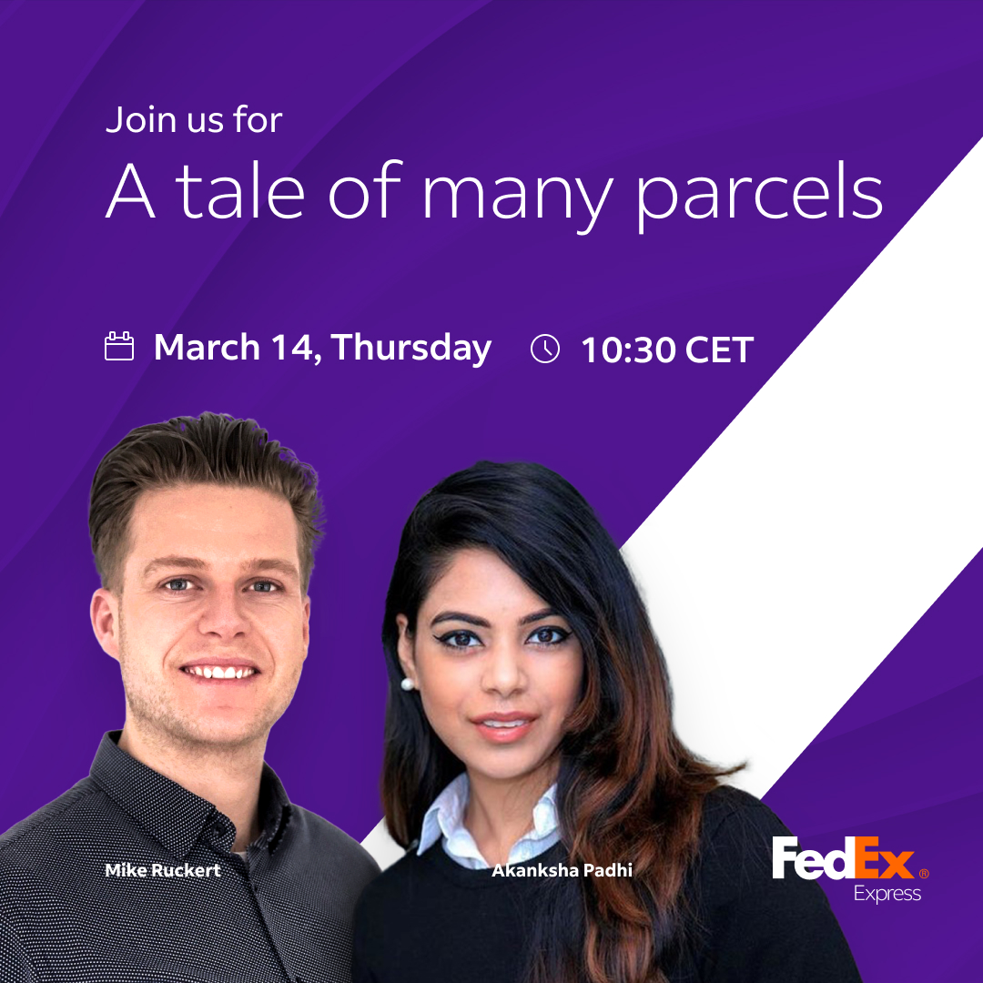 LIVE IN 30 MINUTES! Don't miss out on our free webinar, 'A Tale of Many Parcels', where our experts will be your guides through the exciting world of e-commerce deliveries. bit.ly/3OW7enS