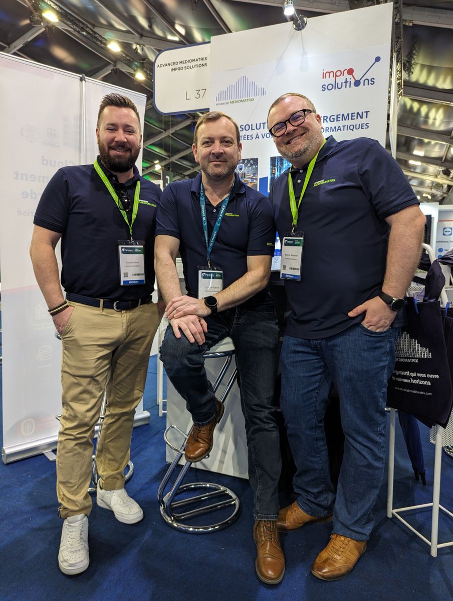 #ITPARTNERS2024 Jour 2 !✅🎉

Vous avez encore le temps de venir à la rencontre de notre équipe et de notre président pour ce deuxième jour au salon IT Partners !

📍Rendez-vous au 𝘀𝘁𝗮𝗻𝗱 𝗟𝟯𝟳 pour découvrir notre datacenter ! 

#datacenter #hébergement #sauvegarde