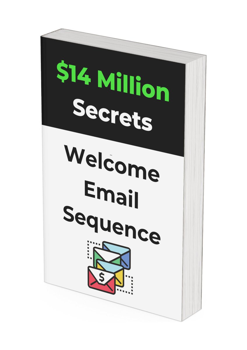 I've generated $14 million+ for Ecom stores via emails.

I'm now sharing the exact Welcome Email Sequence we used to do this.

And it's FREE for 48 hours.

Want the email sequence?

1) Follow (so I can DM)
2) Like + Comment 'Welcome'
3) Retweet for extra Ecom Email Money Doc