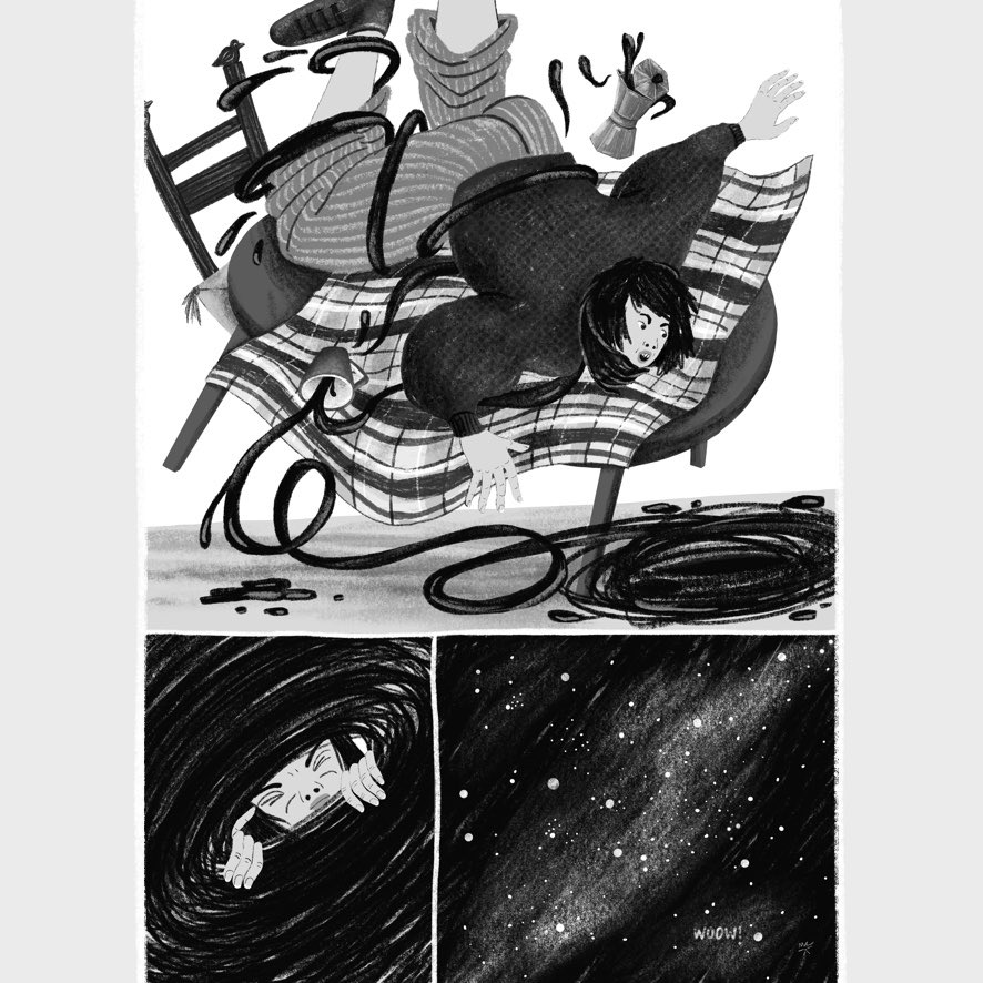 contrapelozine's tweet photo. Vamos esta semana con la aportación de Marta Castro, ilustradora de Barcelona y una de las ayudantas del equipo Contrapeliano. Le fascina la profundidad del universo y el mundo onírico. Muchas de sus creaciones van cargadas de simbología. https://t.co/O8inERwEqj