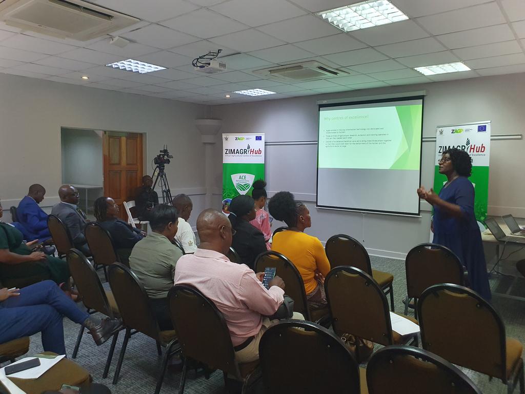 Session on Agriculture Centers of Excellence during the @ZAGPInfo Conference on Models for Promoting Livestock Production and Profitability. @WHH_Zimbabwe @euinzim @zakis_zagp @obertjiri @MoLAFWRD_Zim #breaking the silos among agric education, research and extension.