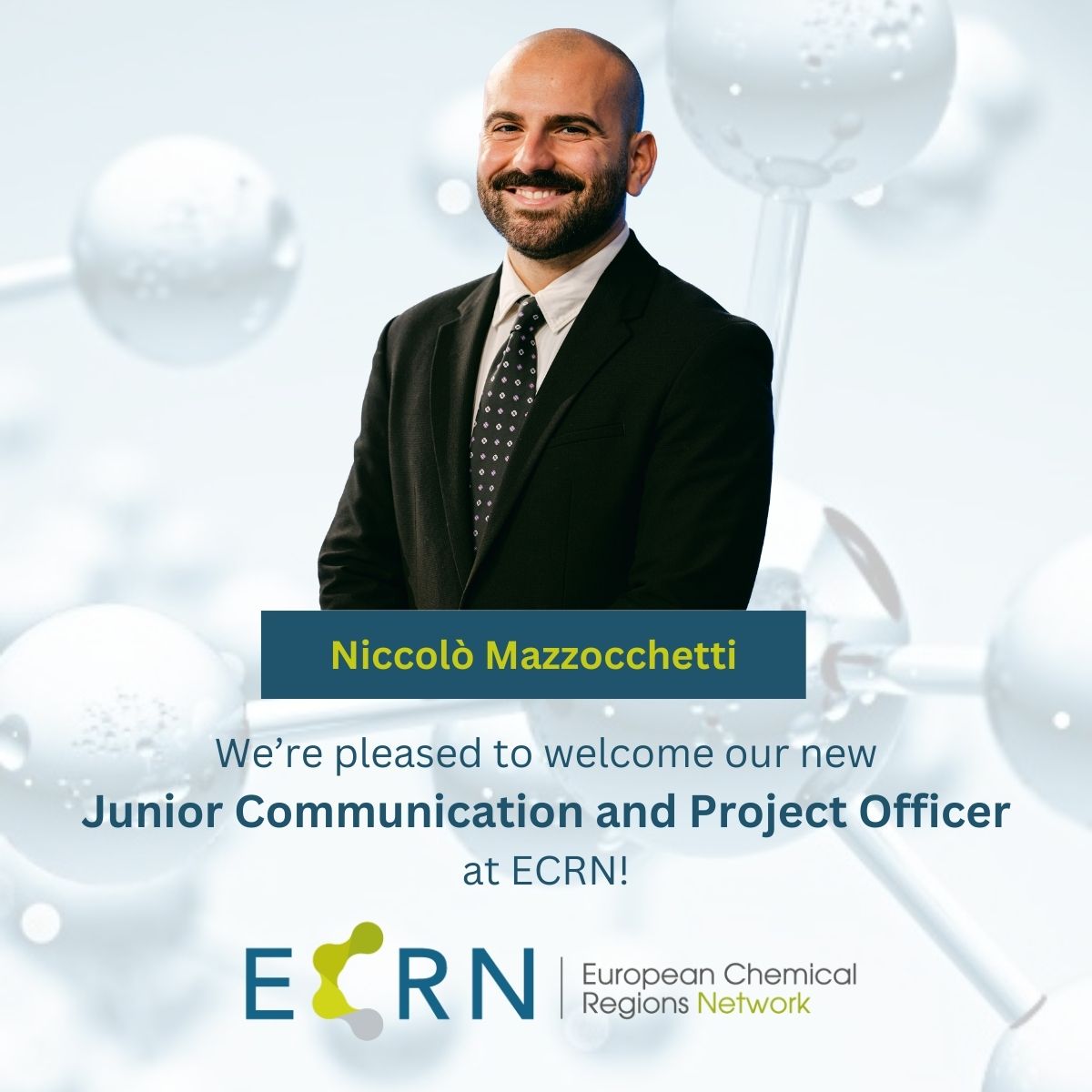 🚀 Big News Alert!

ECRN welcomes Niccolò Mazzocchetti as new Junior Communication and Project Officer.

We're excited to have him on board!
#TeamECRN