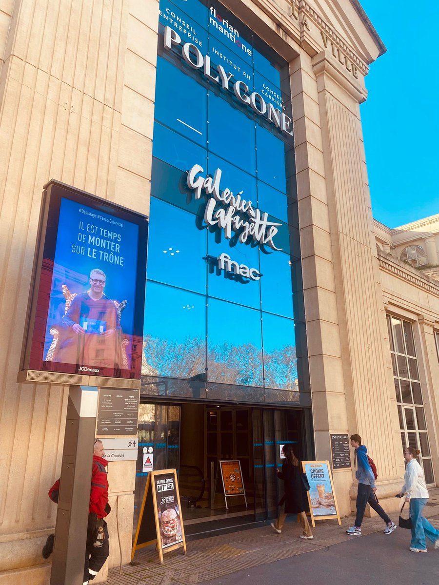 ICM_Montpellier's tweet image. #MarsBleu #CancerColorectal 

Notre campagne "Il est temps de monter sur le #Trône" s'affiche sur les panneaux de @montpellier_😎

👑👉Régnez sur votre santé en faisant votre #dépistage !
monkit.depistage-colorectal.fr

@ars_OC @cpam34 @crcdcoccitanie @chu_Montpellier
@MDelafosse