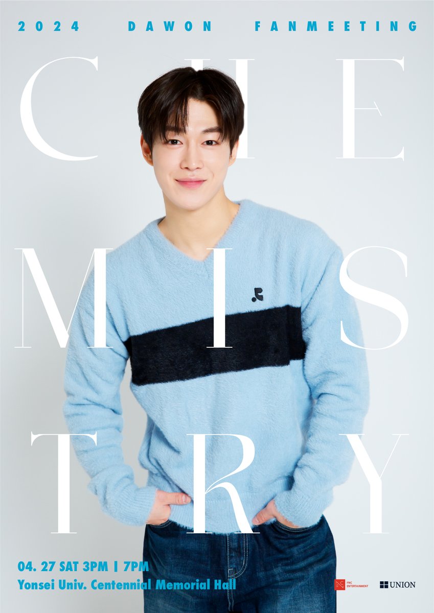 FNC_ENT's tweet photo. 2024.04.27 2024 DAWON FAN MEETING : Chemistry
>> https://t.co/xvBK1XUzDk

#SF9 #에스에프나인 #다원 #DAWON #케미스트리 #Chemistry https://t.co/8CVpoAaHsP