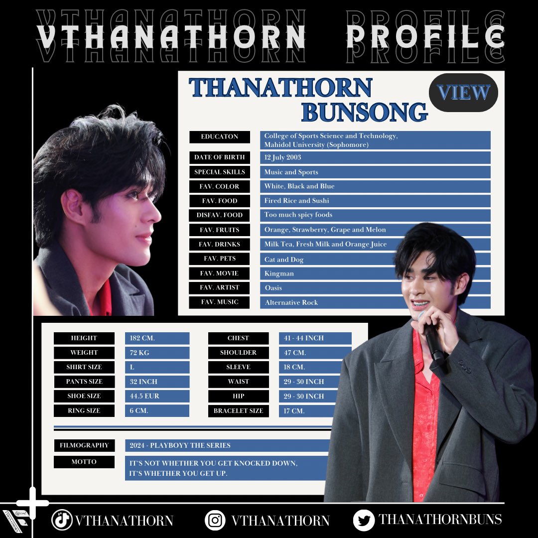 VTHANATHORN_OFC's tweet photo. Get to know about “View Thanathorn” 💗 
Let’s support him together.😊
@THANATHORNBUNS 

มาทำความรู้จักน้อง “ วิว ธนาธร ” กันเยอะๆนะคะ 
มาซัพพอร์ตน้องด้วยกันน๊าาาา 💗

#VTHANATHORN https://t.co/lQbXiQX2EW