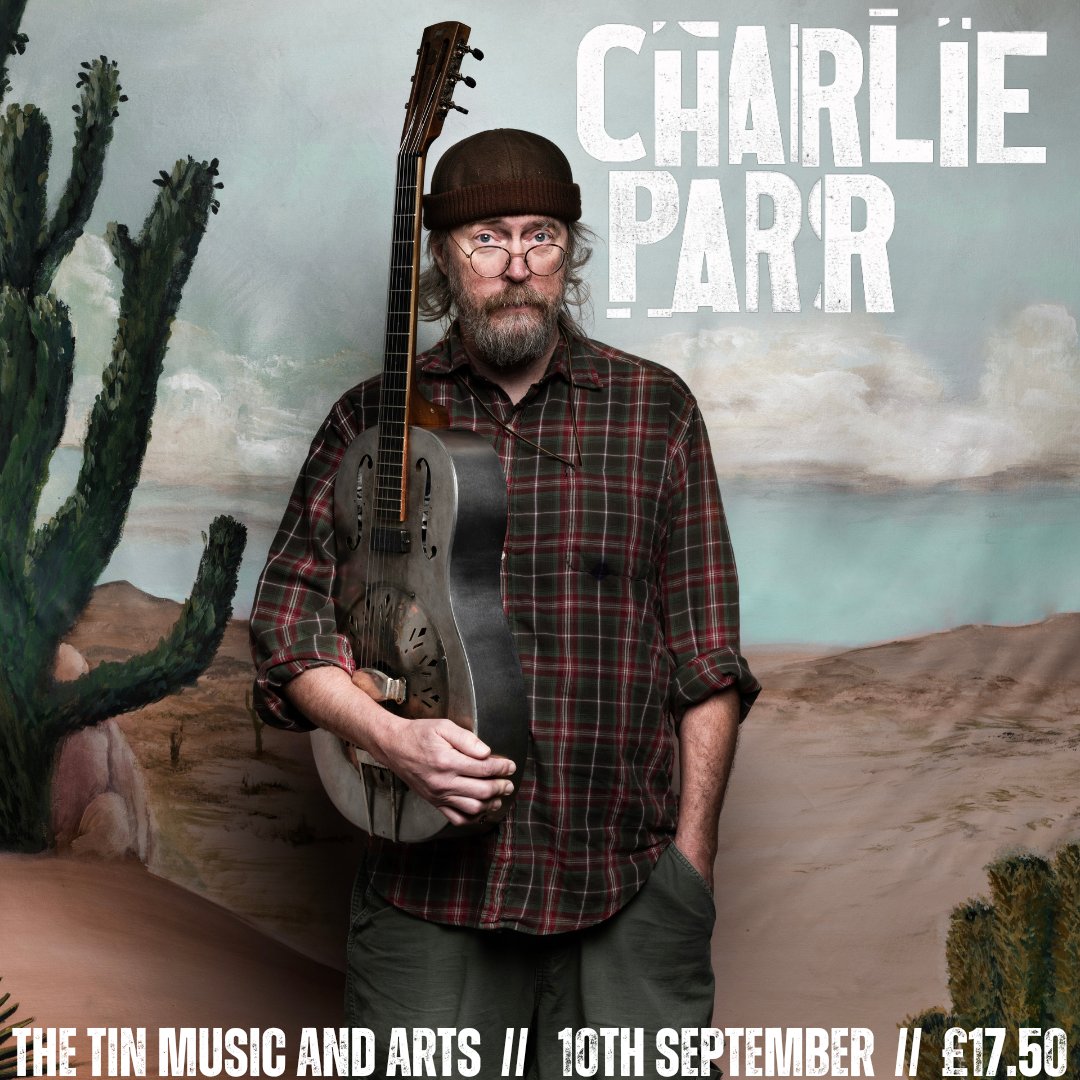 Excited to announce that after a long break away Charlie Parr returns to Coventry at @TheTin (Did you know he was once on @TinAngelRecords?) Charlie is probably one of the greatest Living resonator guitar players and is keeping the tradition of pre war blues alive! 🎟️ via bio!