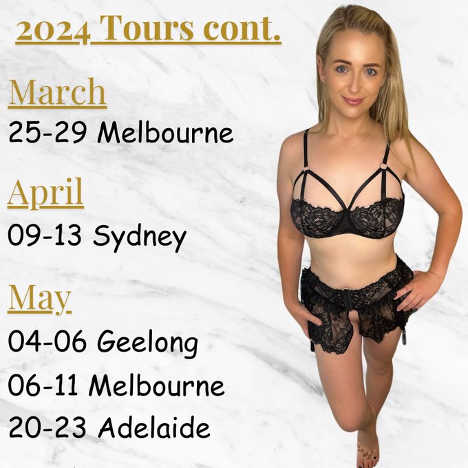 Melbourne, Sydney, Geelong and Adelaide -you're up!  Let's have some fun😈  #tour #content #Announcement<a href="/tag/tour"class="tags"><span>#tour</span></a><a href="/tag/announcement"class="tags"><span>#announcement</span></a><a href="/tag/content"class="tags"><span>#content</span></a>