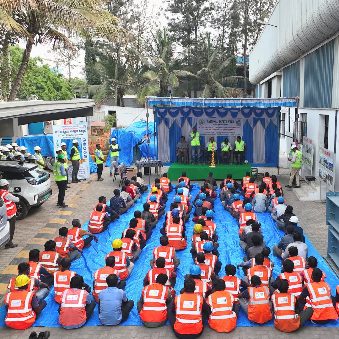 Nikithabuildtec's tweet photo. Nikitha commemorates National Safety Week 2024!

At Nikitha, safety isn’t just a priority, it’s our way of life. During National Safety Week, through various activities, we reiterated the importance of prioritizing health and safety in the workplace 

#safetyweek #safety https://t.co/o2iNwRb9le