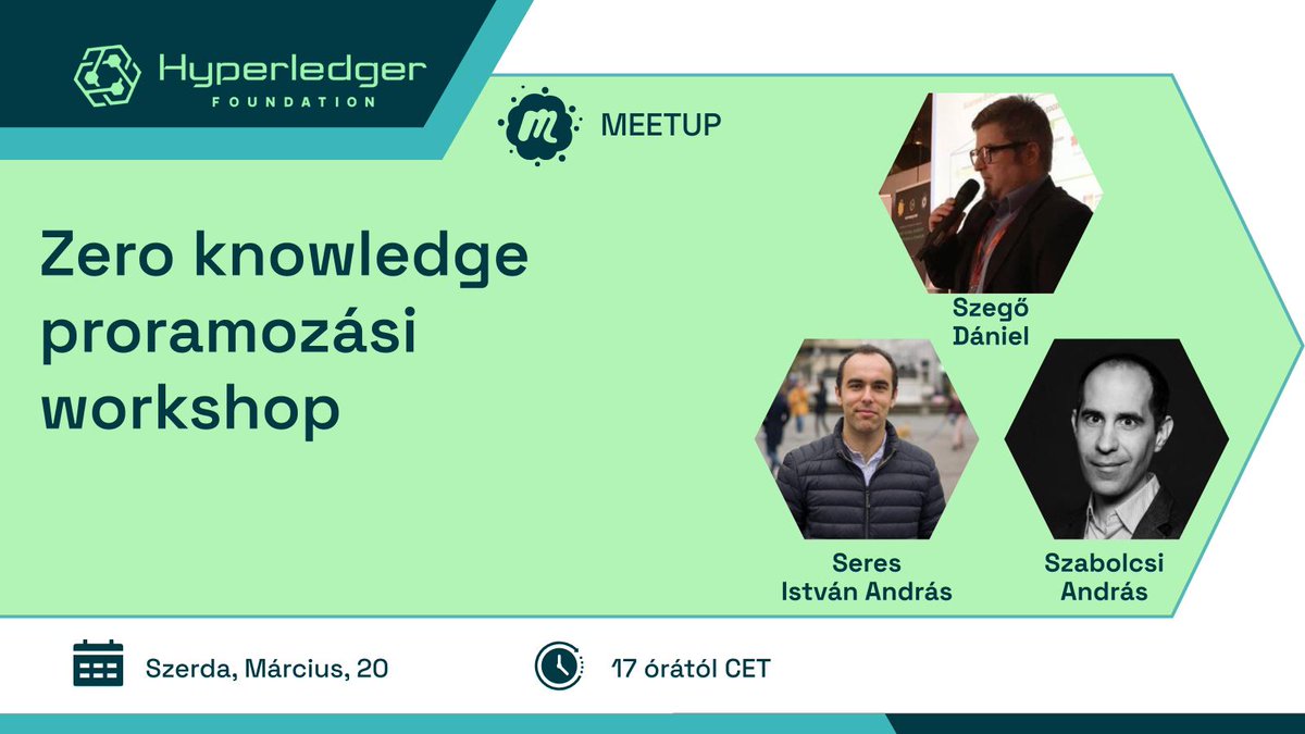 BudBlockWeek's tweet photo. Zero knowledge programozási workshop - a Budapest Blockchain Community Hét 2024 keretében.

https://t.co/YSR2qdukyN https://t.co/H2MzZ0Ne24