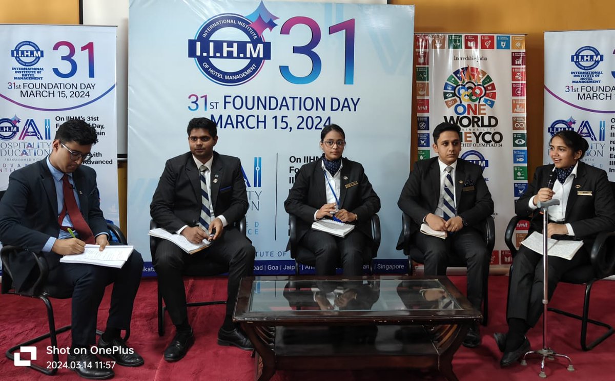 On IIHM's 31st Foundation day, IIHM once again revolutionizes Hospitality Education with IIHM AI, Advanced Intelligence #IIHMDelhi organizes Students Conference on Harnessing The Power of AI to Achieve UNSDG in Tourism & Hospitality @UNWTO @delhitourism_ #unwto