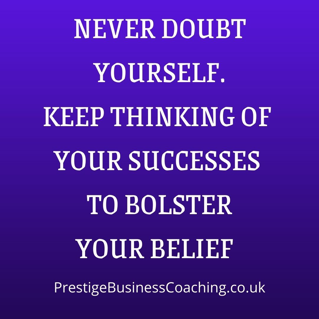 ✅ Never Doubt Yourself, - When your confidence ebbs, keep reminding yourself of your successes. #earlybiz #smallbusiness #startup #businesstips #success