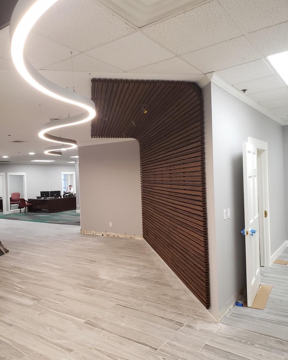 tekturatalk's tweet photo. Are you looking for added acoustic value with visual appeal? Try Zintra!
Zintra’s lightweight modular design offers a multitude of choices.

#tektura #wallpaper #wallcovering #tekturawallcoverings #workplacedesign #acoustics #spacedivider #baffles #screens #Zintra https://t.co/VWkUnCxxd5