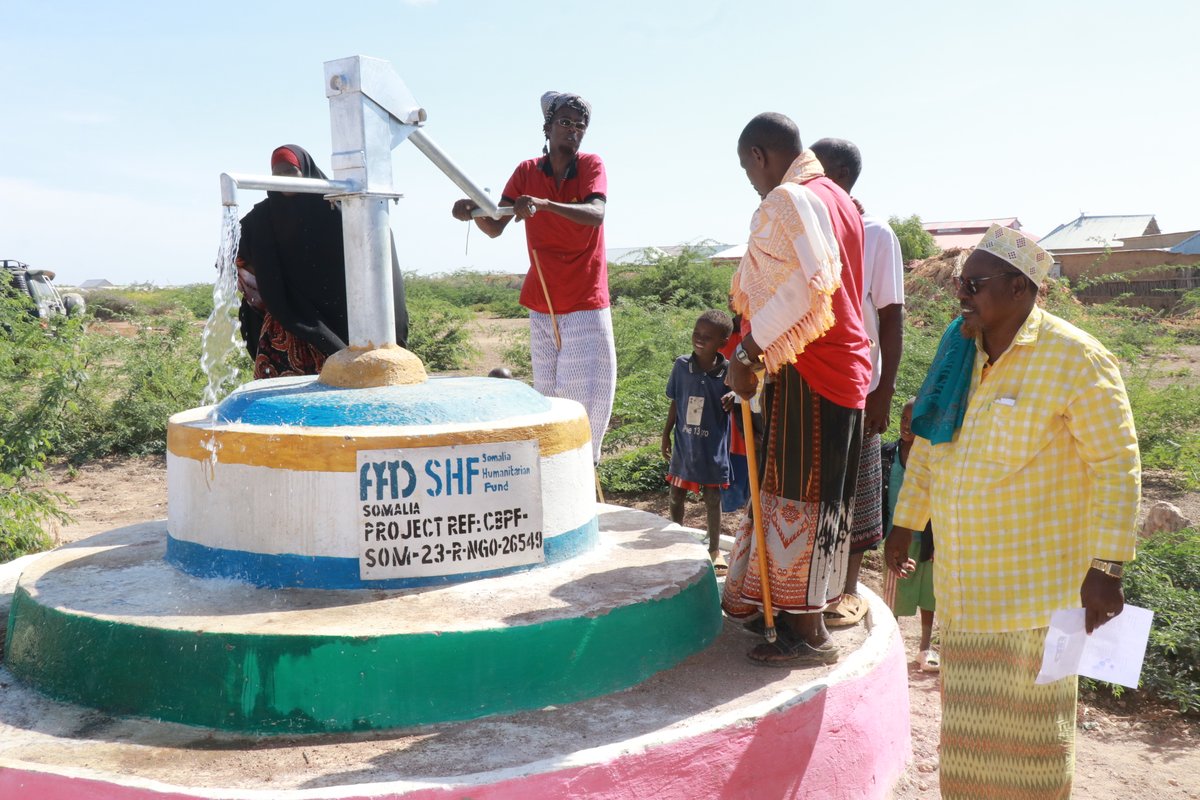 AWD alerts heightened, clean drinking water facilities rehabilitated and handed over to the community in order to avoid and prevent the AWD/Cholera to affect. @shf_somalia support was strategic as we will deliver rehabilitated 18 functional water facilities including 2 Solar