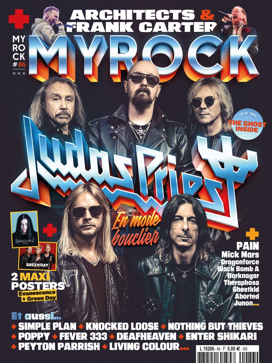 MyROCK (@myrockmag) on Twitter photo En kiosque depuis hier, MYROCK#86 avec <a href="/judaspriest/">Judas Priest</a> en couverture ! Avec un poster de @greenday et un autre de @evanescenceofficial ! judaspriest #judaspriestfans #sum41 #sum41family #Evanescence #evanescencefallen #greenday #METAL #rock #livemusic #france #mlp En kiosque depuis hier, MYROCK#86 avec <a href="/judaspriest/">Judas Priest</a> en couverture ! Avec un poster de @greenday et un autre de @evanescenceofficial ! judaspriest #judaspriestfans #sum41 #sum41family #Evanescence #evanescencefallen #greenday #METAL #rock #livemusic #france #mlp