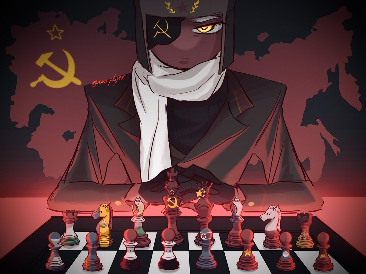 nora_player's tweet photo. #CountryHumans 
Cold War https://t.co/5HpDf2JJyR