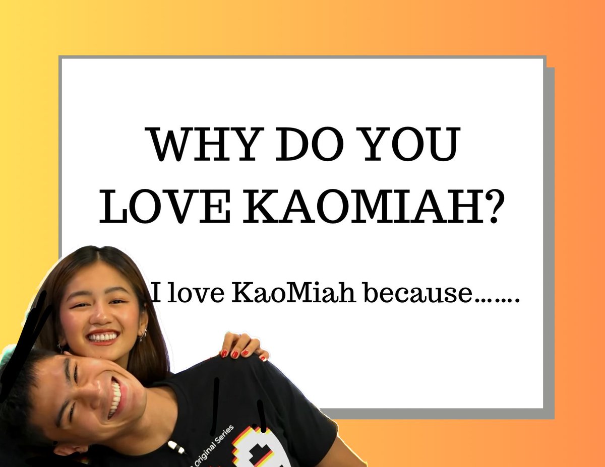 Do you love #KaoMiah? 

Let us know the reason why you love them by replying below and don’t forget to use our tagline

KAOMIAHgical PROMise