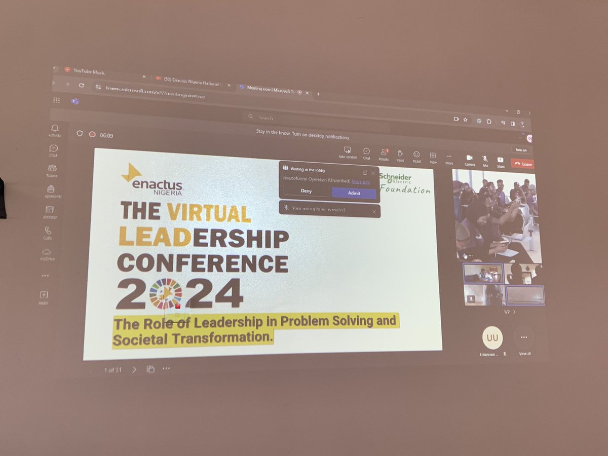 BayilaSolomon's tweet photo. Weβre ready for the Enactus Nigeria Virtual Leadership Conference β€οΈπ
#EnactusNG #VLC24 #TranformationalLeadership #Enactusabu24 https://t.co/Z6lp0zwcFB
