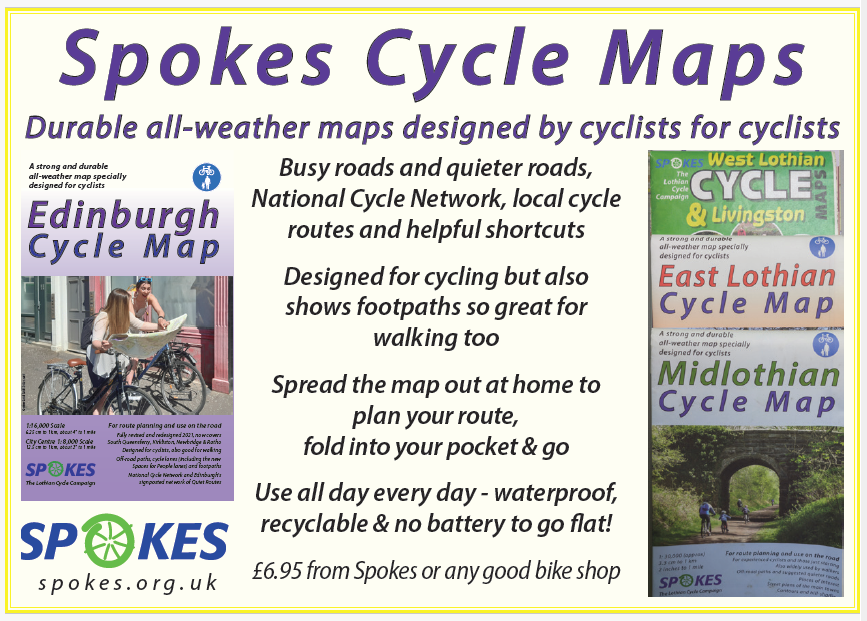 @RoseburnCycle @CyclingEdin #CCWEL 🚲👩‍🦽🚶‍♀️Opening !! March 20, 11.30-2.30 🤔Tortuous history (with some heroes) -->spokes.org.uk/2022/02/ccwel-… 🙋‍♀️Spokes stall, selling #SpokesMaps at special £5 price. Also buffs [You may need cash as our electronic thingy is playing up] Map info-->spokes.org.uk/spokes-maps/