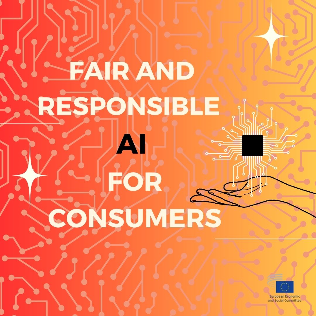 EU_EESC's tweet photo. On #WorldConsumerRightsDay, we call for fair & responsible #AI. 🤖
Let’s empower #EUCivilSociety by prioritising #HumanRights, privacy & #Consumer protection.
👉 https://t.co/IrORfgCzLz
#EU4Consumers #AIAct https://t.co/BxU8M9VUhJ
