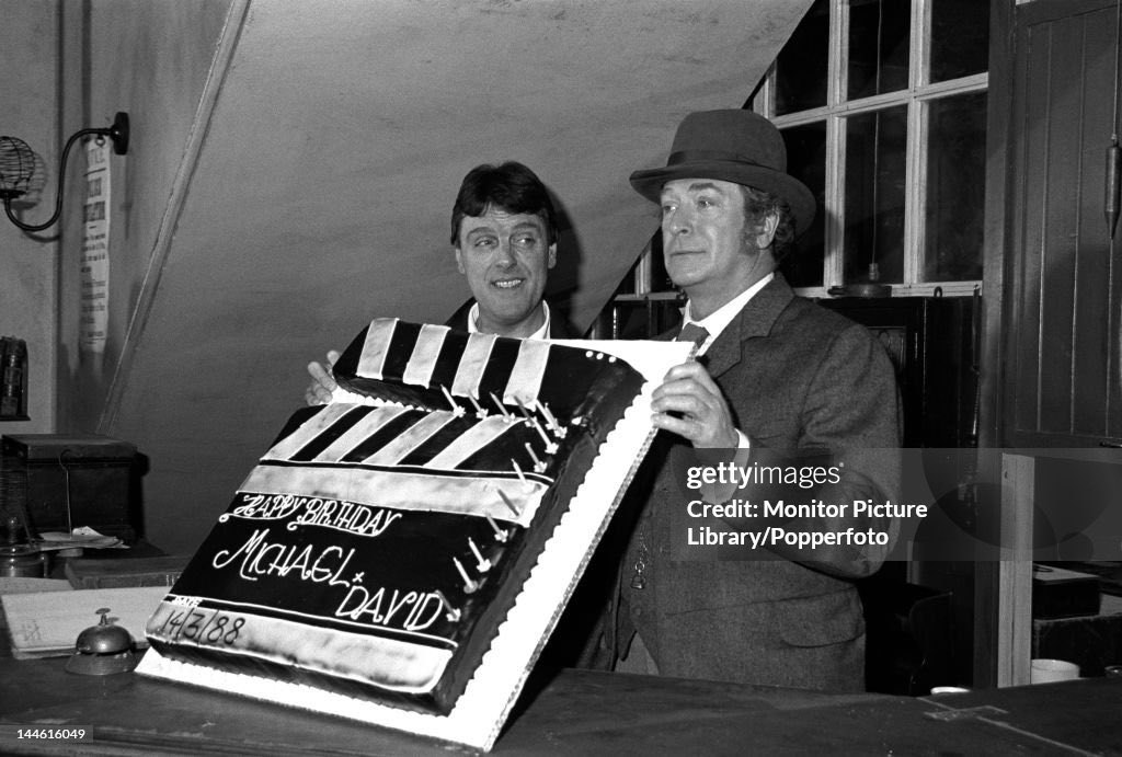 British film and television legends DAVID WICKES and SIR MICHAEL CAINE celebrate their joint 14th March birthday on the set of the epic 1988 mini-series JACK THE RIPPER. Happy Birthday from all @ShogunFilms to these industry giants!