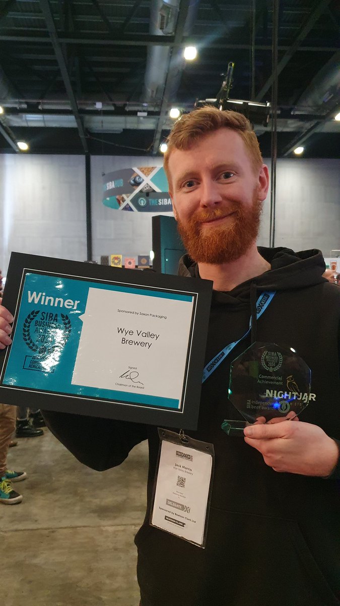 Congratulations to @WyeValleyBrew and @TheBaileyHead for picking up awards at SIBA's #BeerX last night. Flying the flag for the West & Wales region!