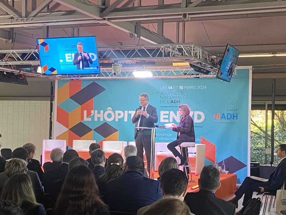 #JourneesADH2024 | intervention de Nicolas Revel - DG de l’AP-HP

Notre grand témoin nous offre un retour d’expérience sur « les 30 leviers de l’AP-HP» qu’il a mis en œuvre, et la politique menée en matière de transition écologique et numérique au sein de son établissement